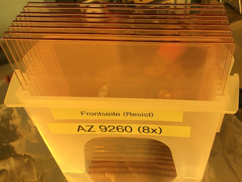 Master (brass/NiP) and sub-master (Ni)